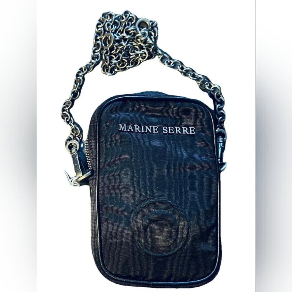 Marine Serre chain Mini bag with wrist strap